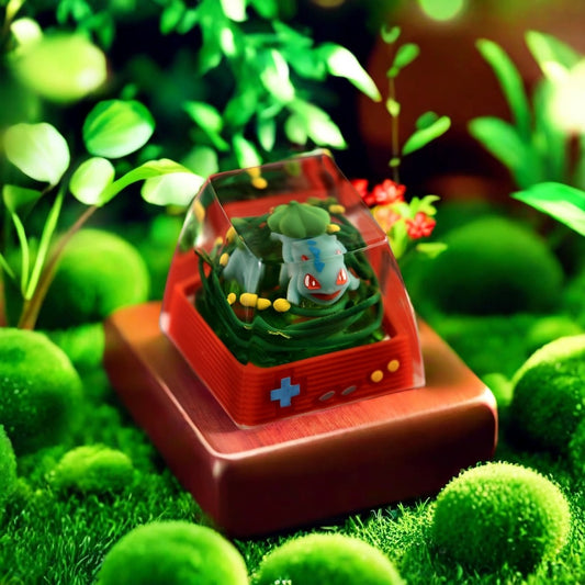 Pokemon Bulbasaur Artisan Keycaps by NS