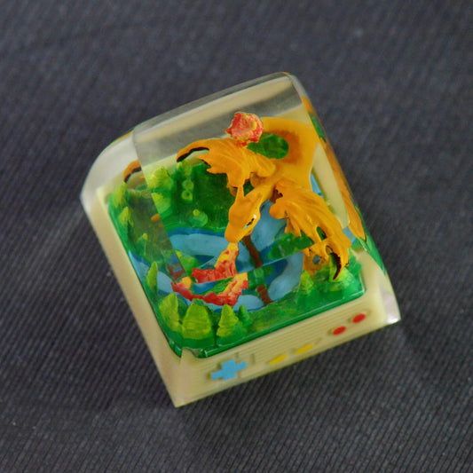 Pokemon Charizard Artisan Keycaps by NS