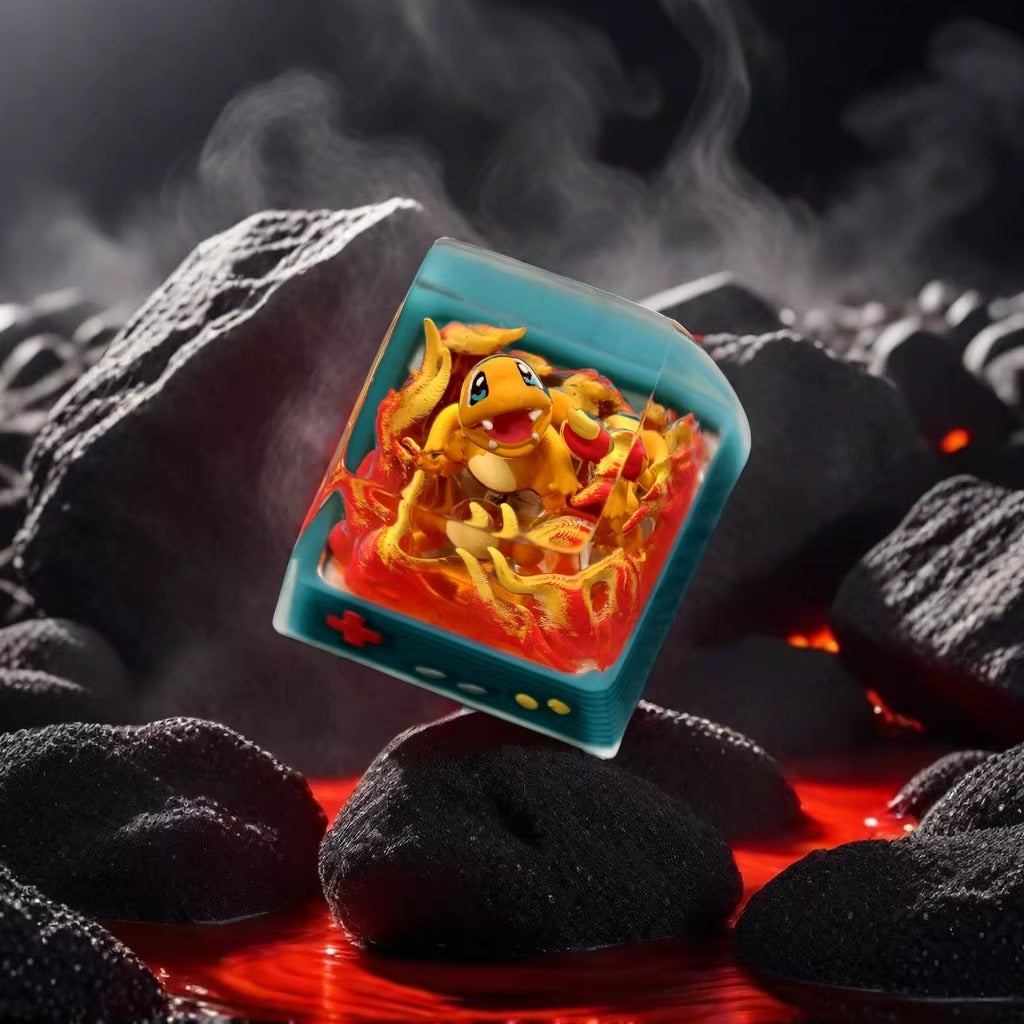 Pokemon Charmander Artisan Keycaps by NS