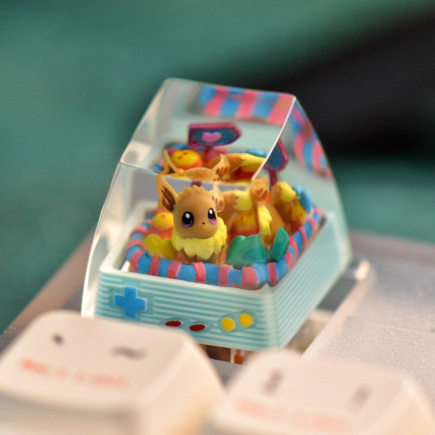 Pokemon Eevee Artisan Keycaps by NS