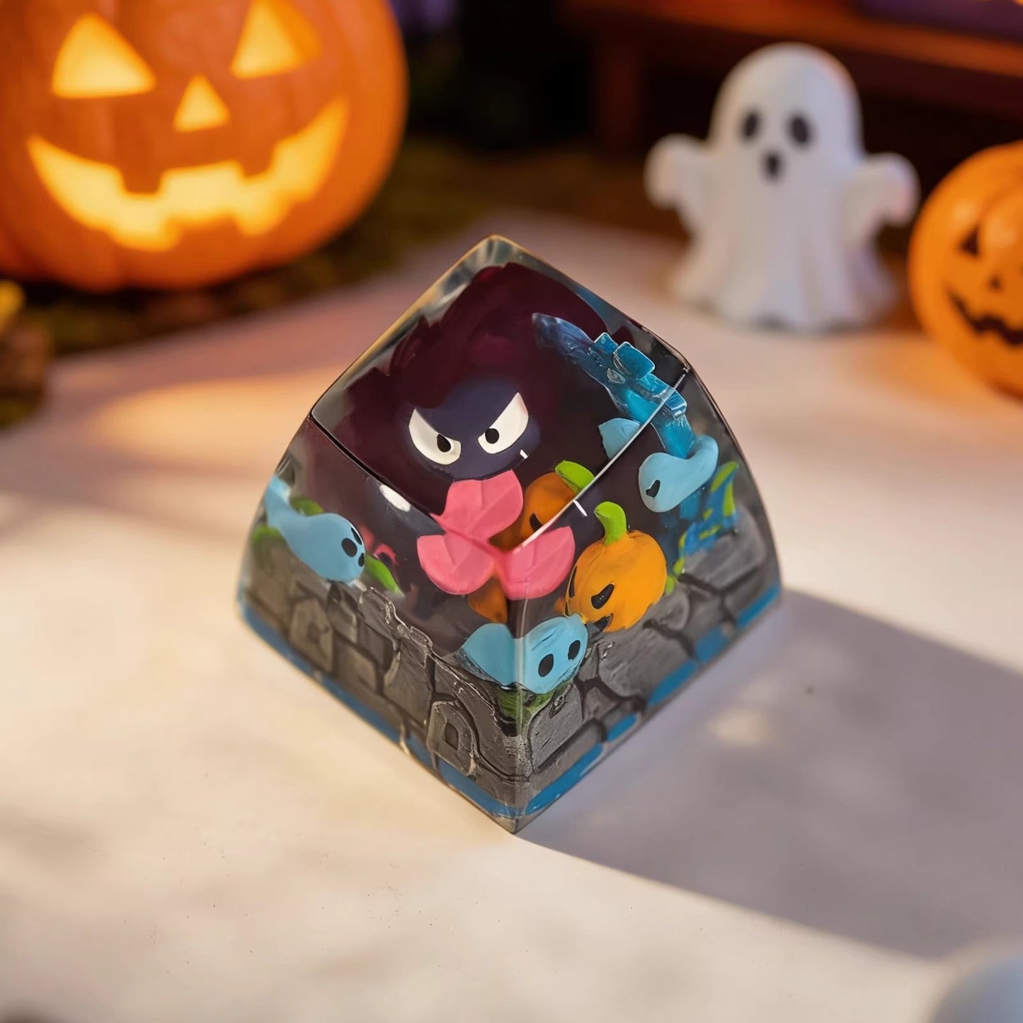Pokemon Gastly Artisan Keycaps by NS