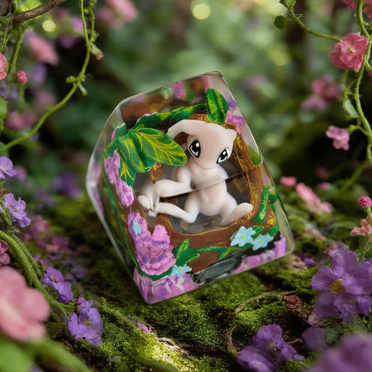 Pokemon Mew Artisan Keycaps by NS