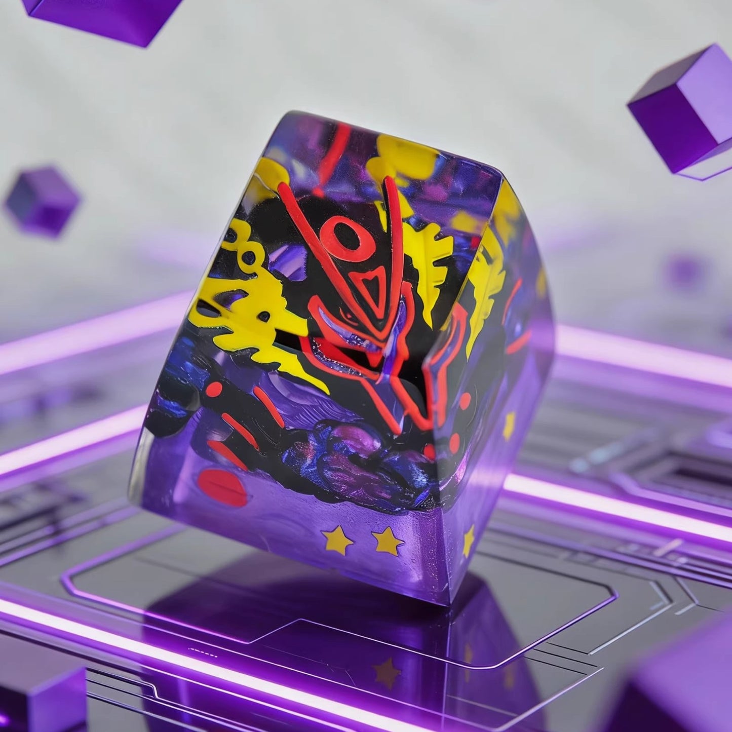 Pokemon Rayquaza Artisan Keycaps by NS