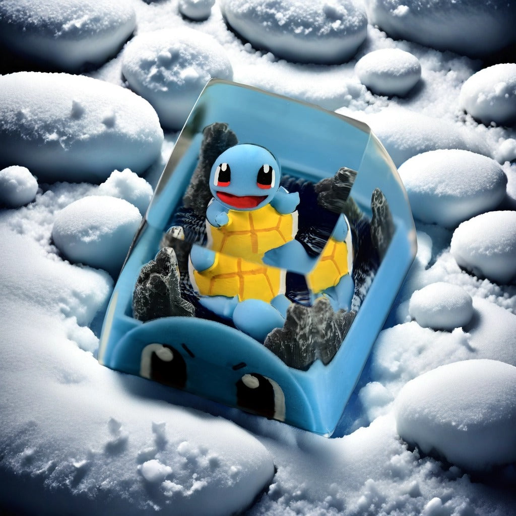 Pokemon Squirtle Artisan Keycaps by NS