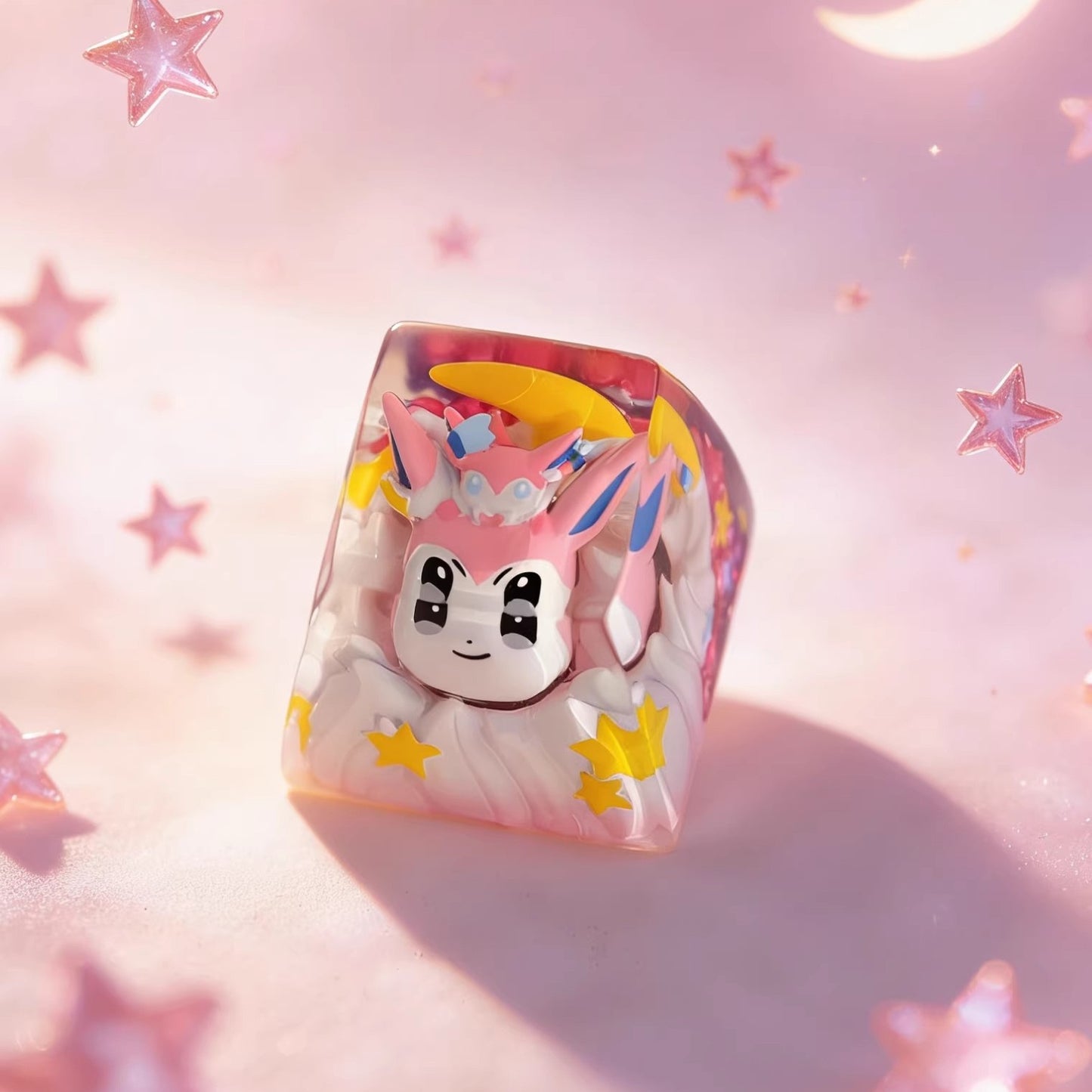 Pokemon Sylveon Artisan Keycaps by NS