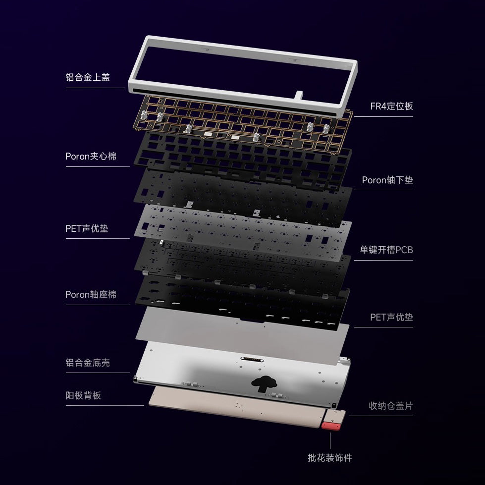 Weikav NUT65 Custom Mechanical Keyboard Barebone