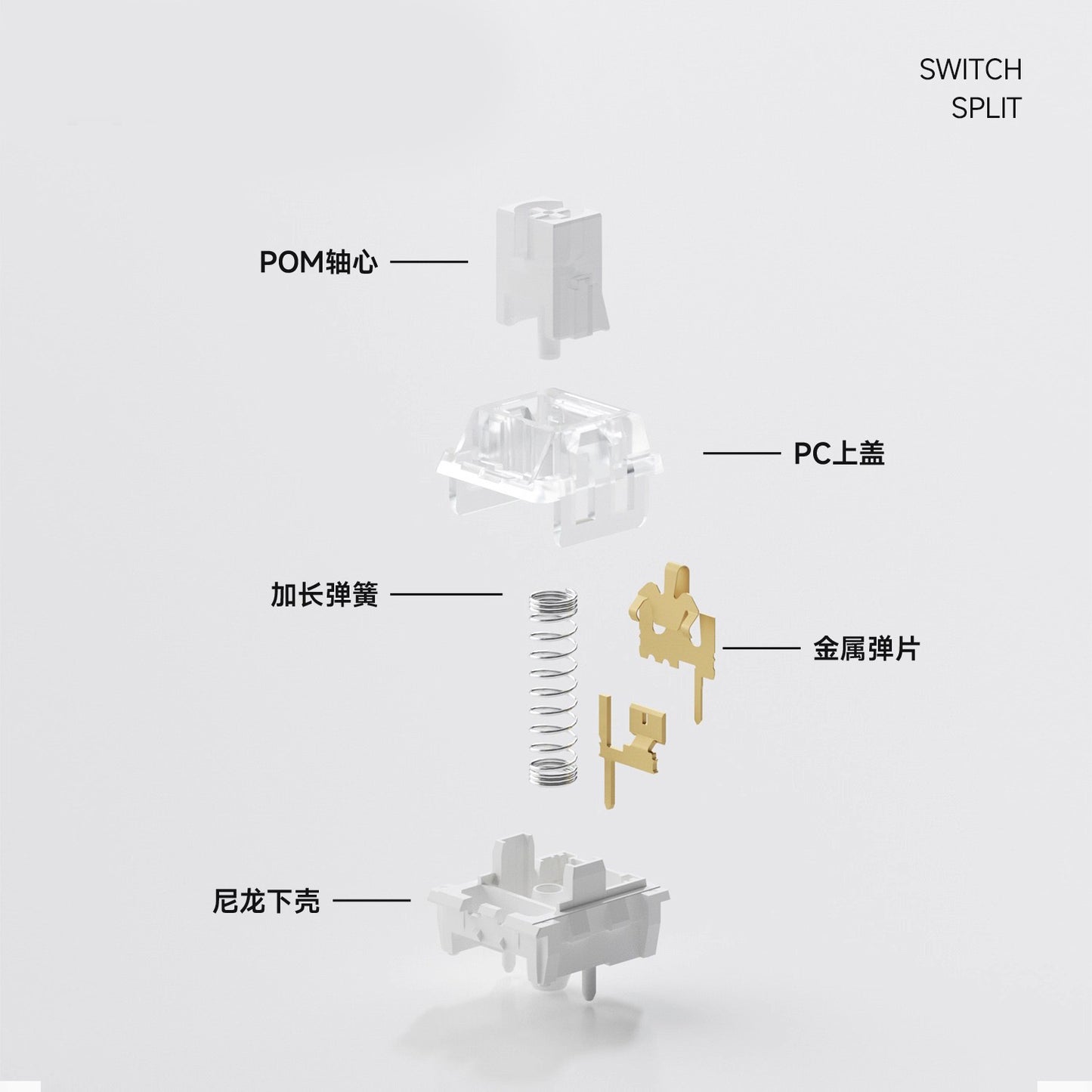 Weikav NUT65 Custom Mechanical Keyboard Pre-built