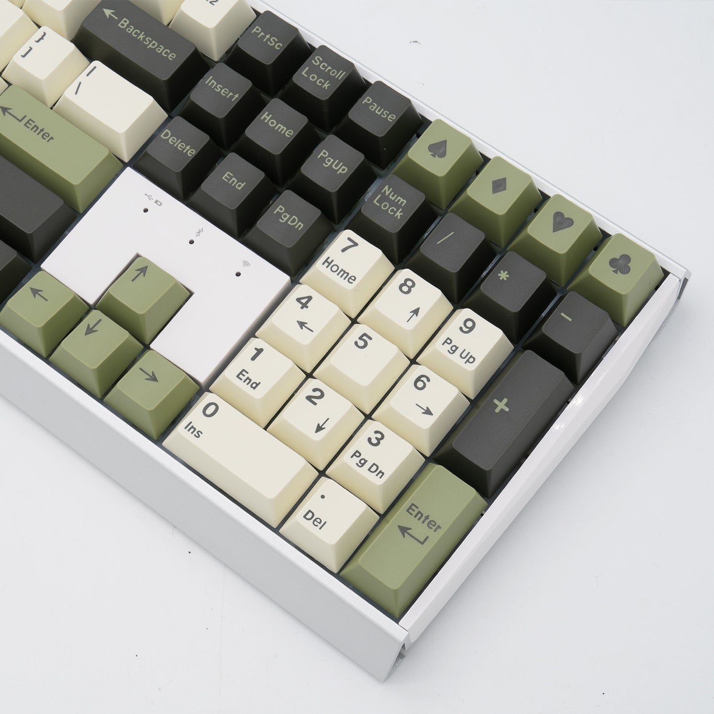 GMK Olive Keycap Set, Cherry Profile, Double Shot ABS Key Cap