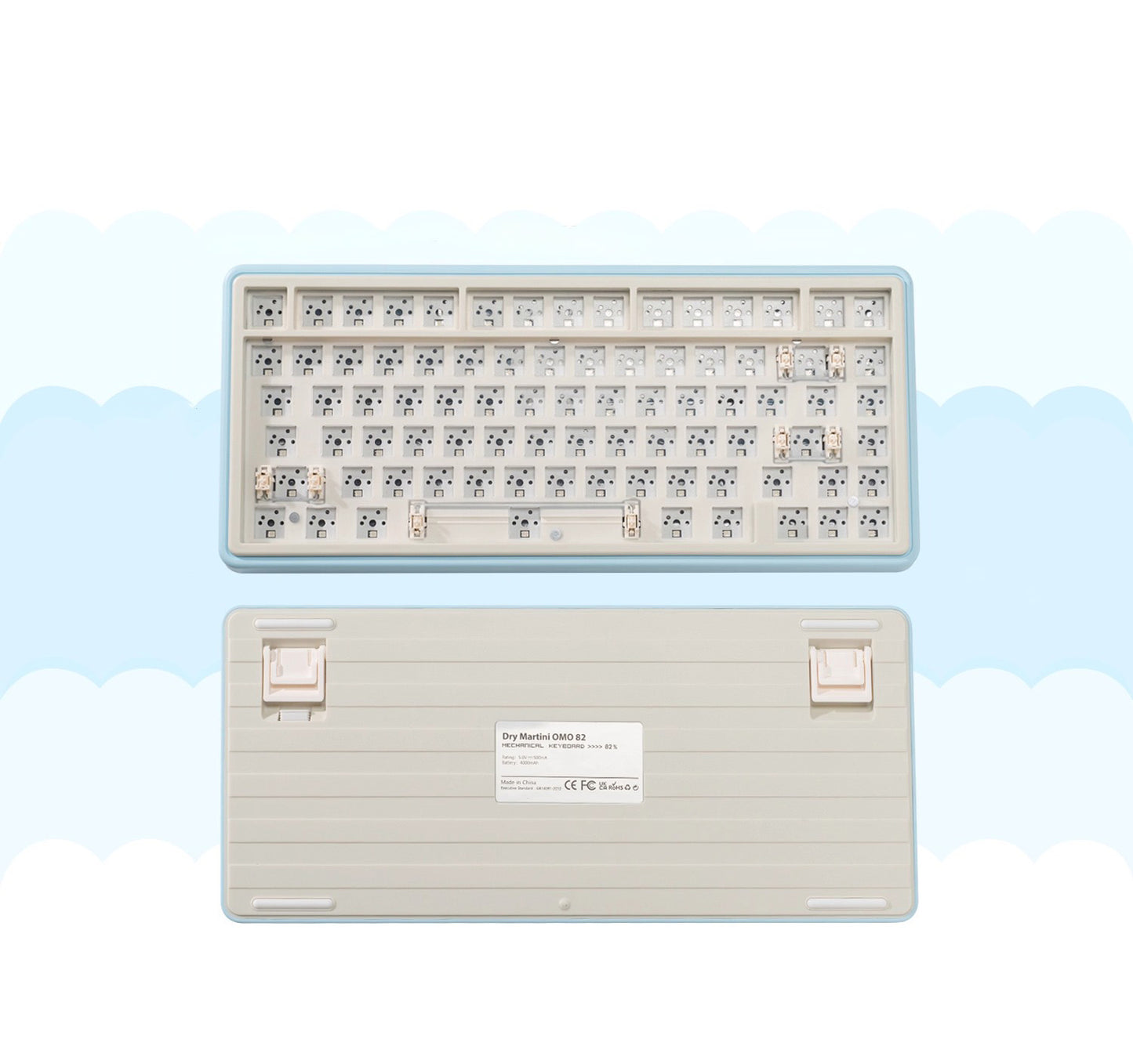 OMO82 Cute Mechanical Keyboard Barebone