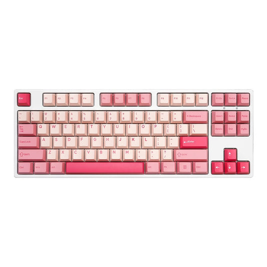 Pink Circus Keycap Set, Cherry Profile, Double Shot PBT Key Cap