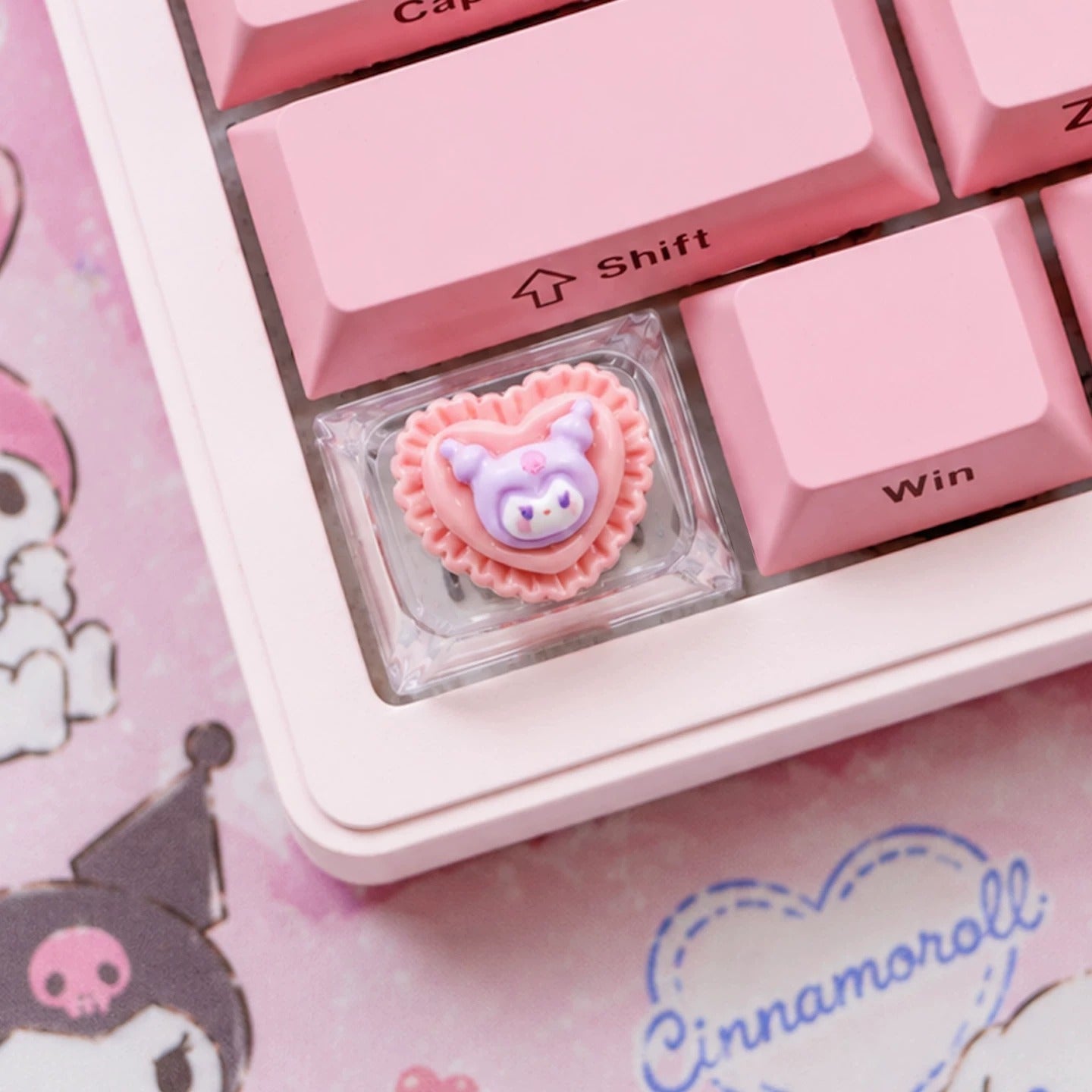Kuromi Cute Artisan Keycap
