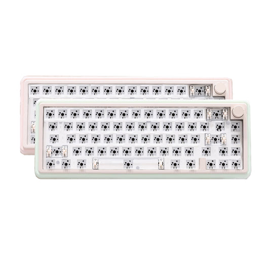 QMK65 65% Cute Gasket Mechanical Keyboard Barebone