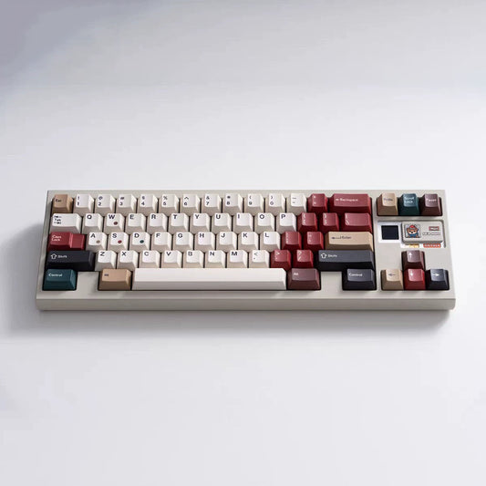 Retro Mixed Lights R1 Keycap Set, Cherry Profile, PBT Dye Sub Key Cap