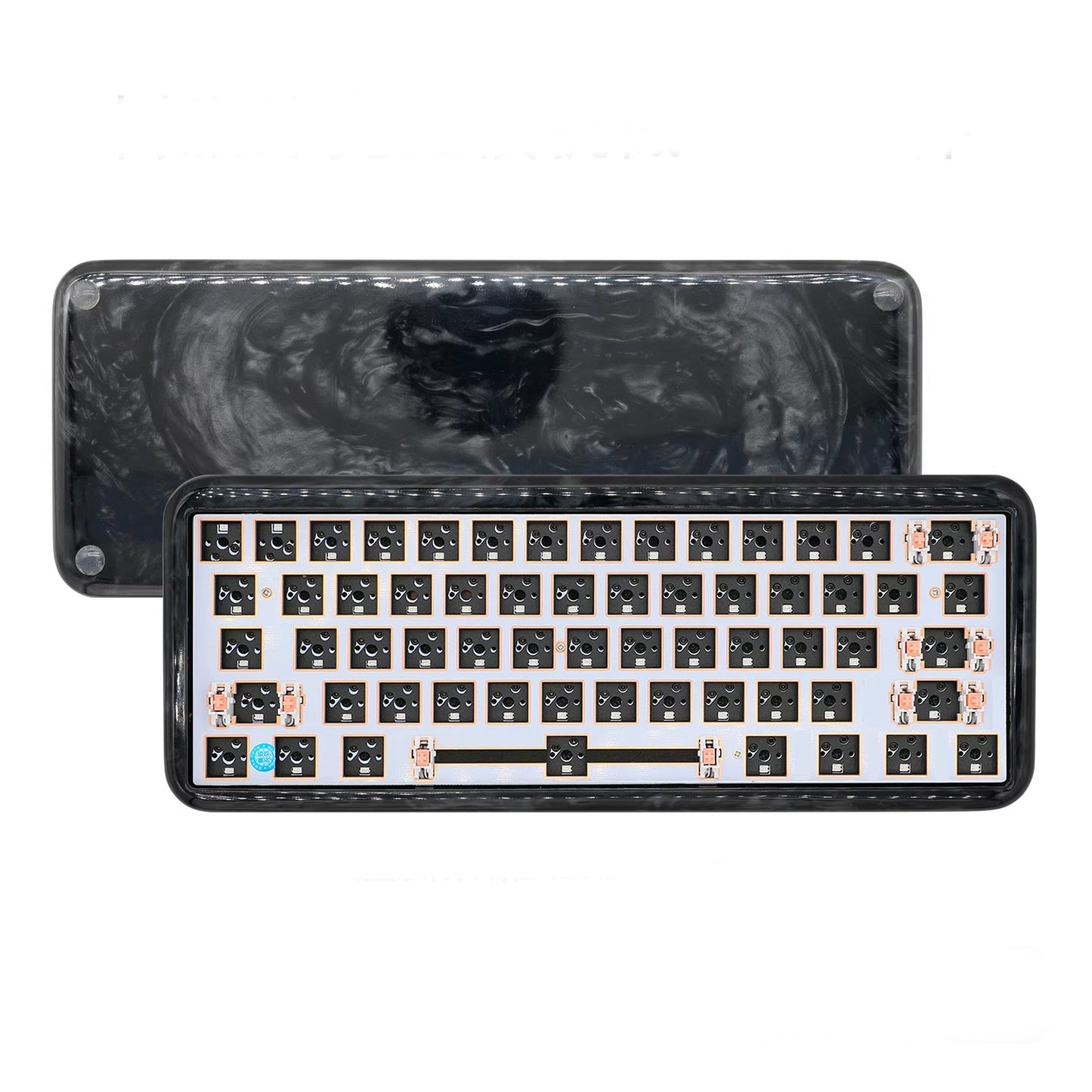 Resin 61/64 Custom Mechanical Keyboard Barebone