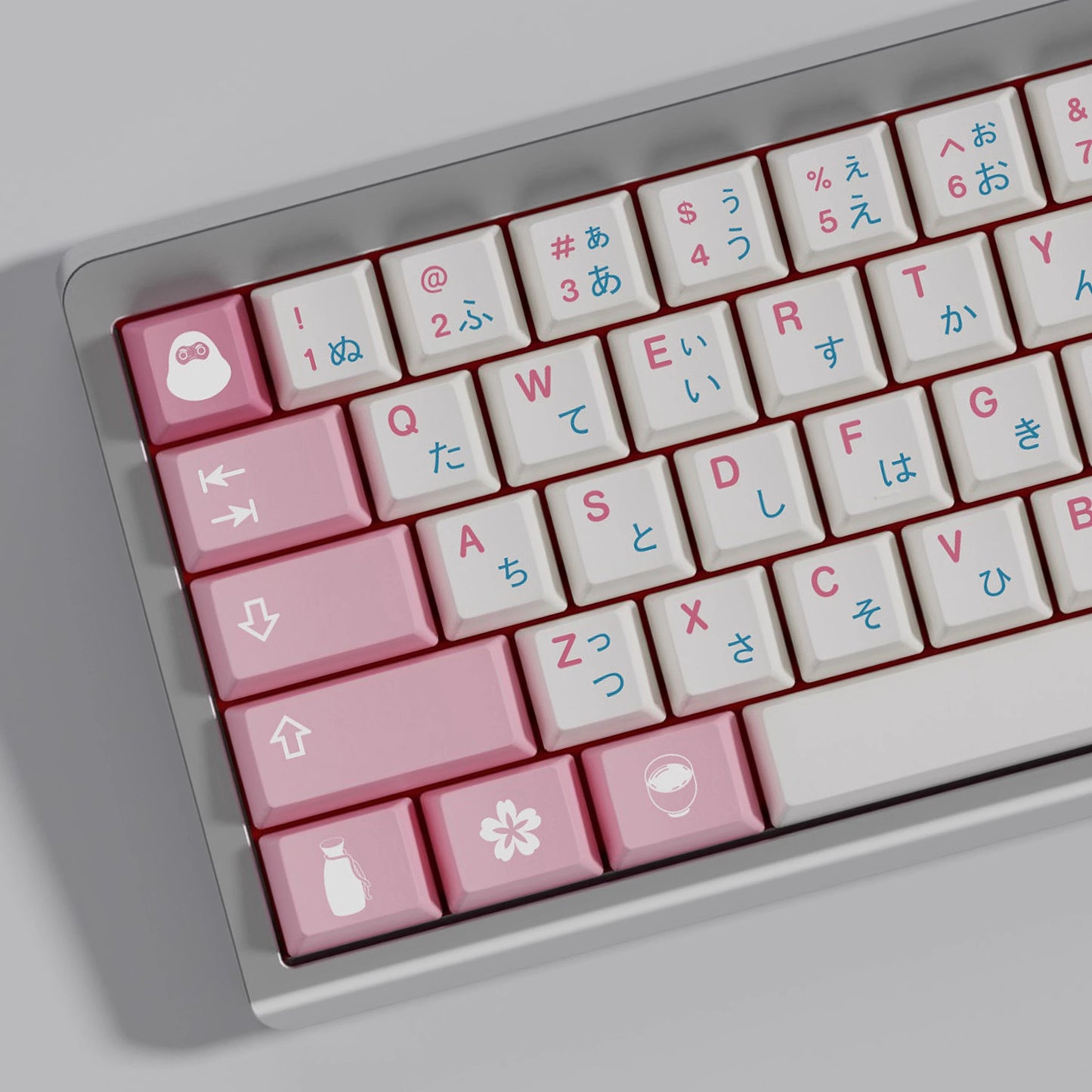 Sakura (JP) Keycap Set, Cherry Profile, Dye Sub PBT