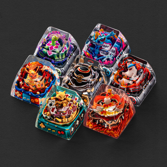 Pokemon Artisan Keycaps by S-Craft