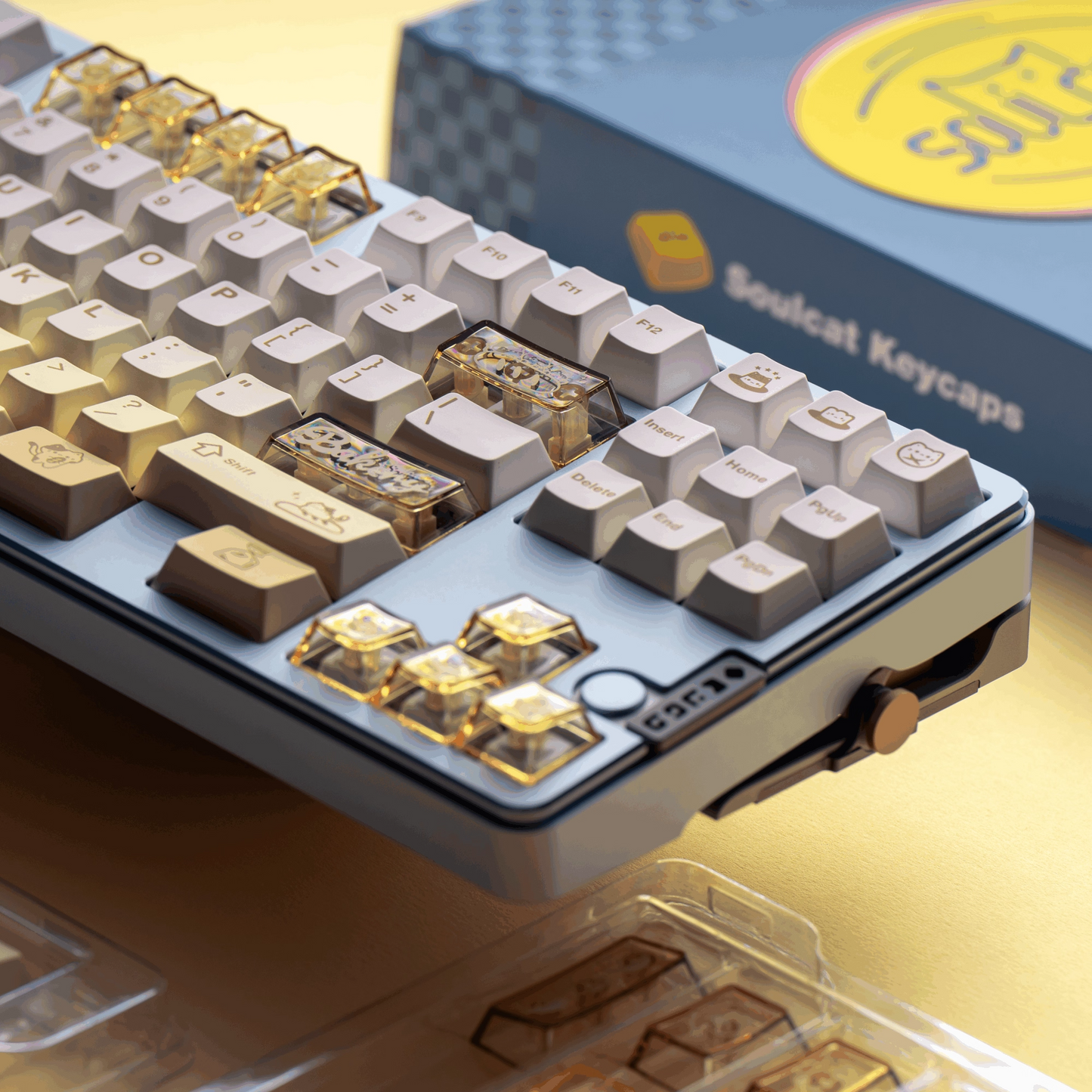 Soulcat's Bakery Cute Keycap Set, Cherry Profile, Dye Sub PBT