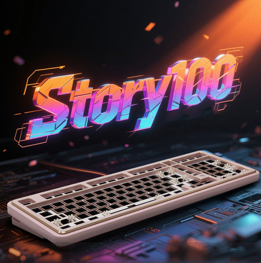 Story100 Aluminum Mechanical Wireless Keyboard Barebone
