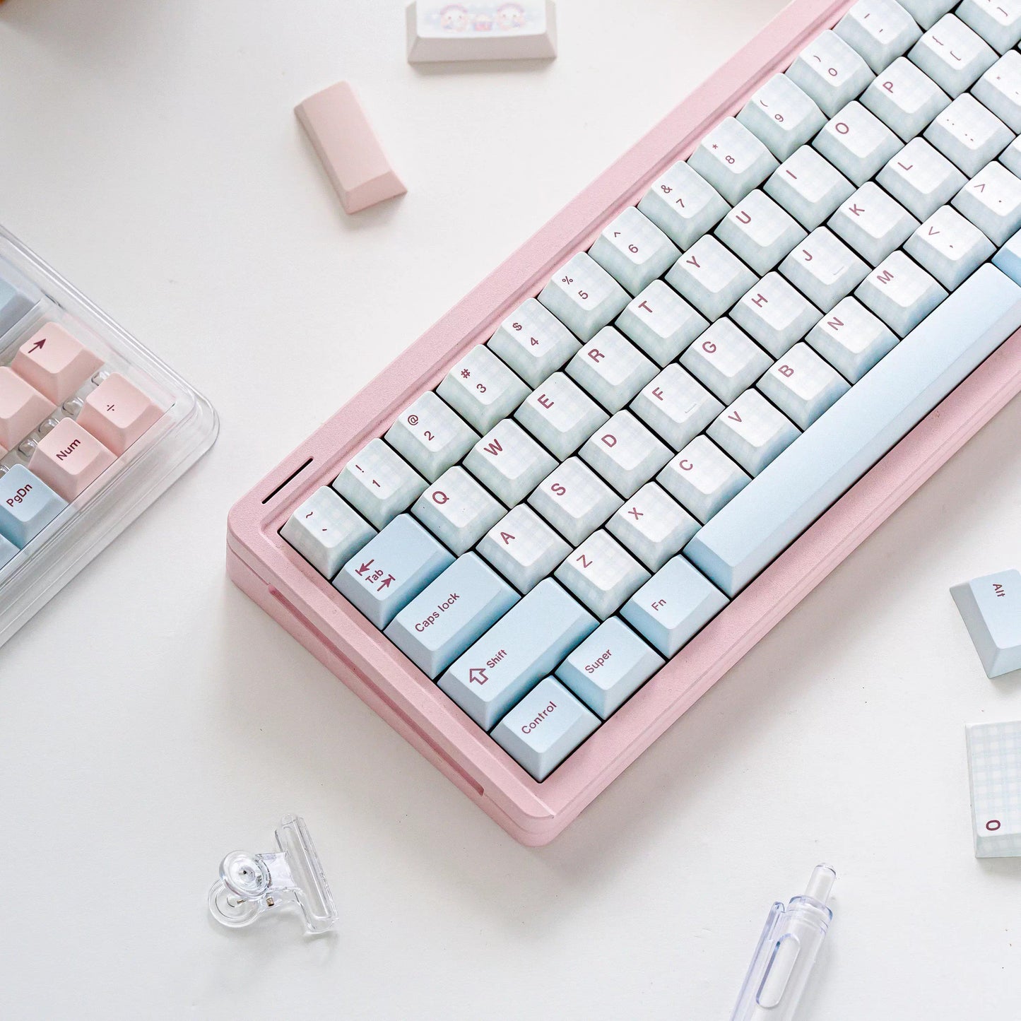 Keyria Labs Tea Party Cute Keycap Set, Cherry Profile, Dye Sub PBT Key Cap