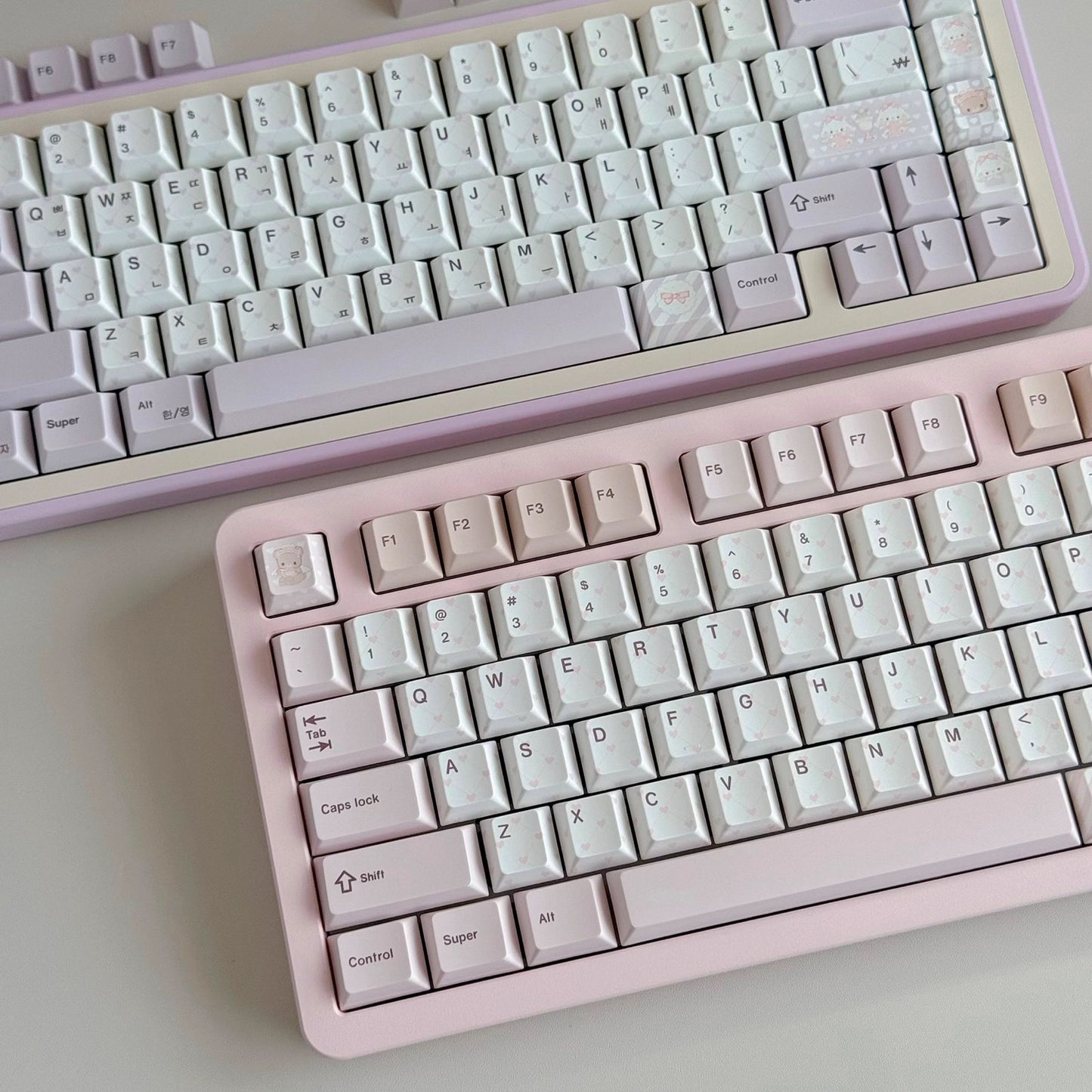 Keyria Labs Tea Party Cute Keycap Set, Cherry Profile, Dye Sub PBT Key Cap