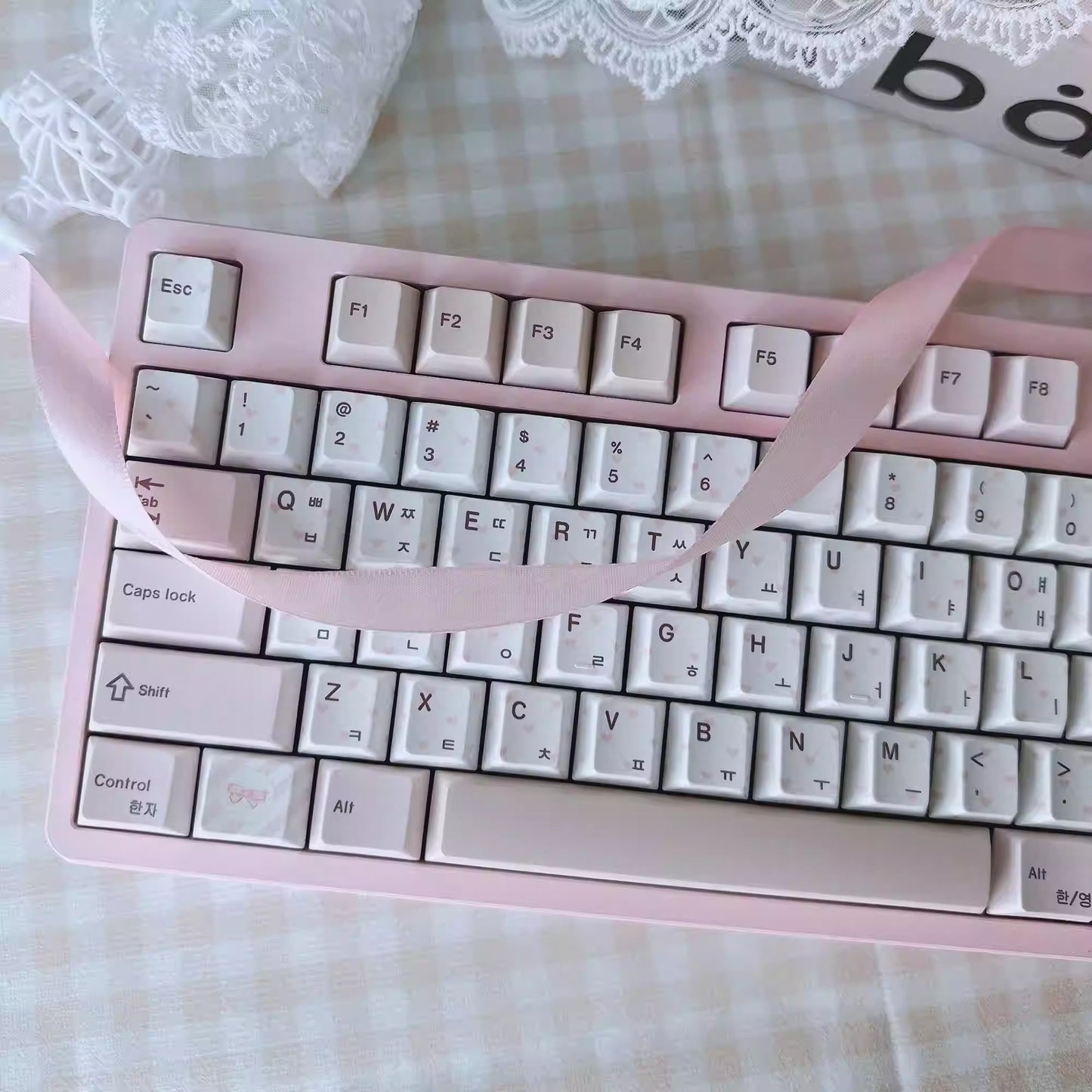 Keyria Labs Tea Party Cute Keycap Set, Cherry Profile, Dye Sub PBT Key Cap
