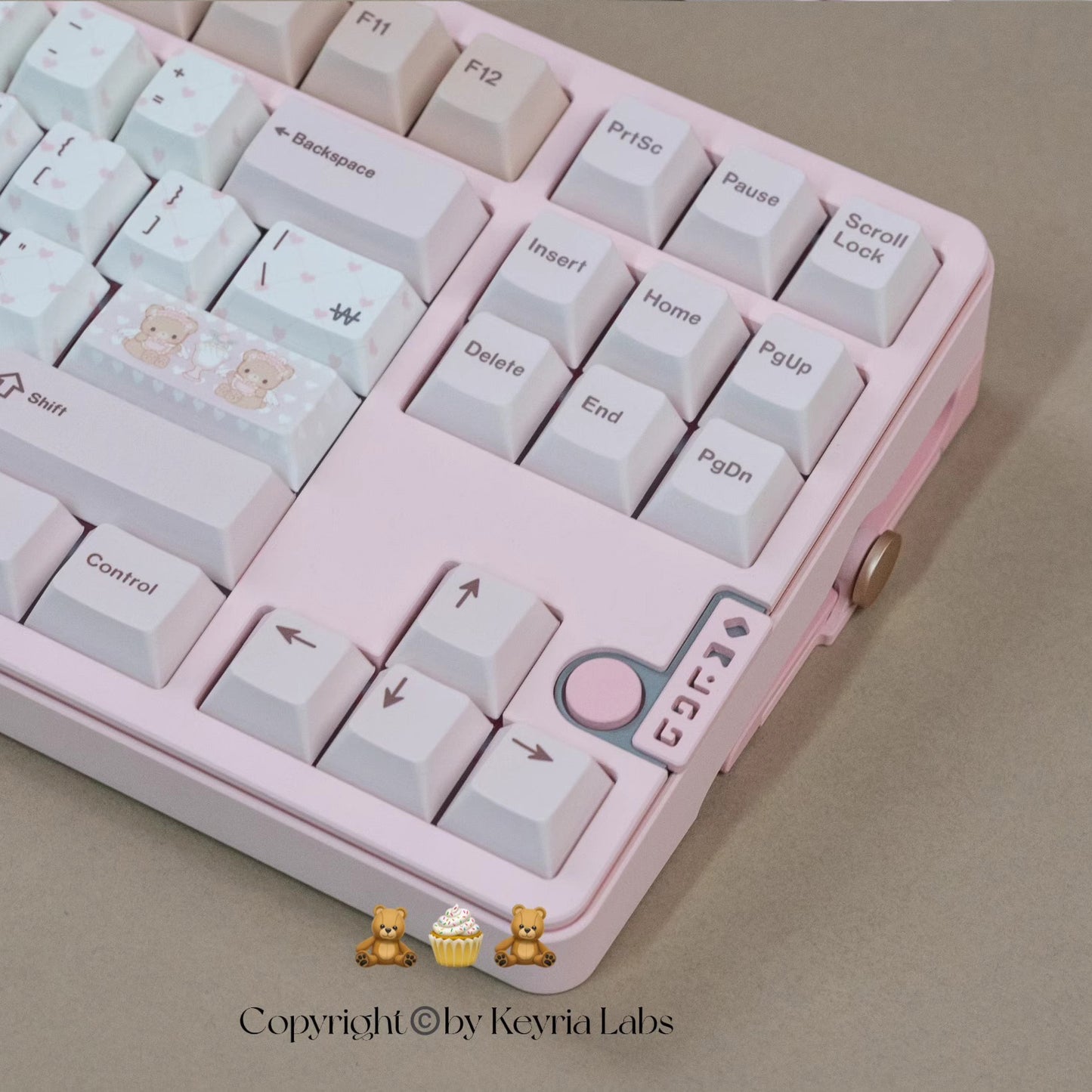 Keyria Labs Tea Party Cute Keycap Set, Cherry Profile, Dye Sub PBT Key Cap