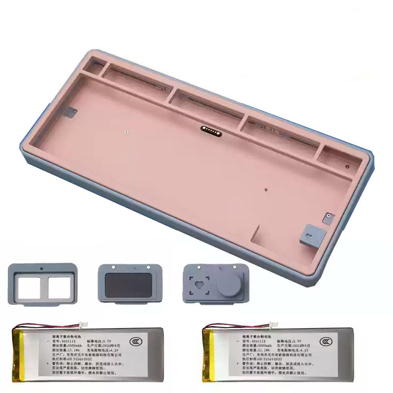 Teddy75 Mechanical Keyboard with Screen & Knob Modules