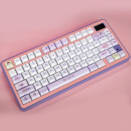 Teddy75 Mechanical Keyboard with Screen & Knob Modules