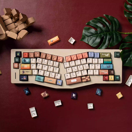 URE Magic World Cute Keycap Set, Cherry Profile, Dye Sub PBT