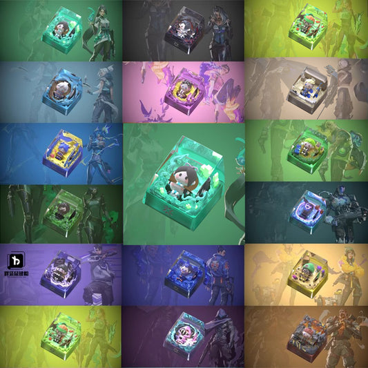 Valorant Agents & Pets Artisan Resin 3D Keycap