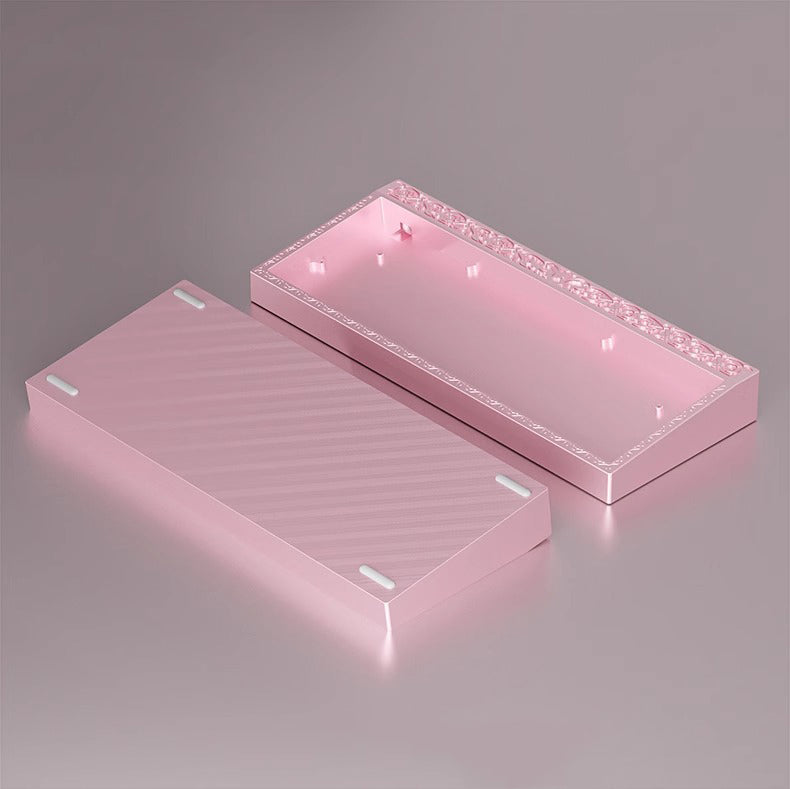 CNC Classic Engraving Aluminum Casing Mod for Wooting60HE+