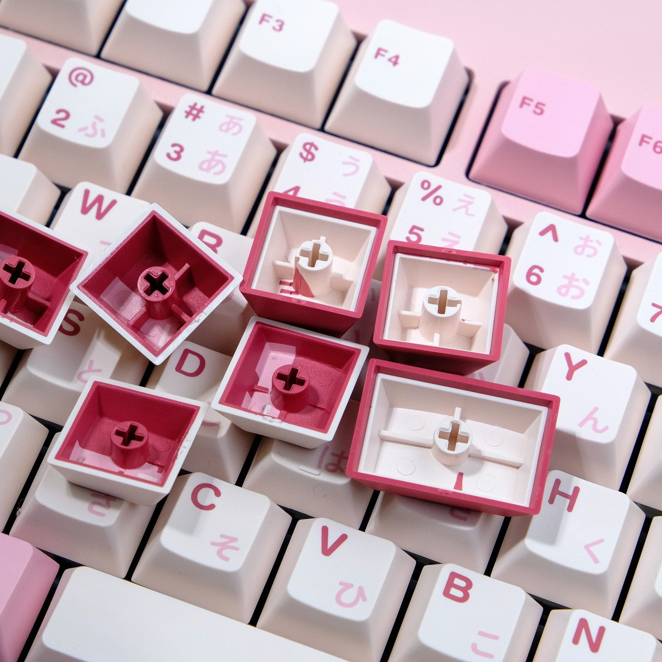 Rim Keycap Set, Cherry Profile, Double Shot ABS Key Cap