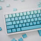 Gradient Blue Keycap Set, Cherry Profile, Dye Sub PBT Key Cap