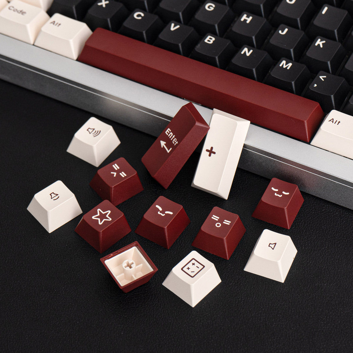 Rome Keycap Set, Cherry Profile, Double Shot PBT Key Cap