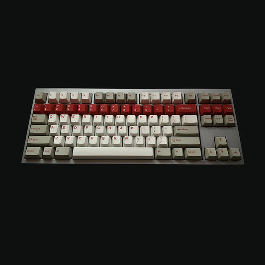 GMK Red Alert Keycap Set, Cherry Profile, PBT Dye Sub Key Cap
