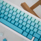 Gradient Blue Keycap Set, Cherry Profile, Dye Sub PBT Key Cap