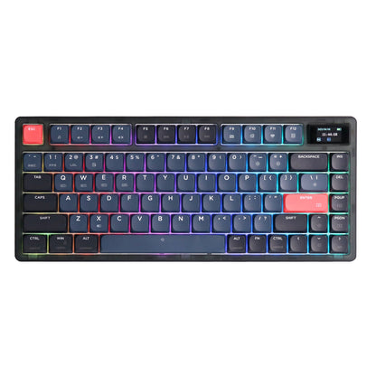 AJAZZ AK832 Pro 75% Ultra Slim Mechanical Keyboard with TFT Screen