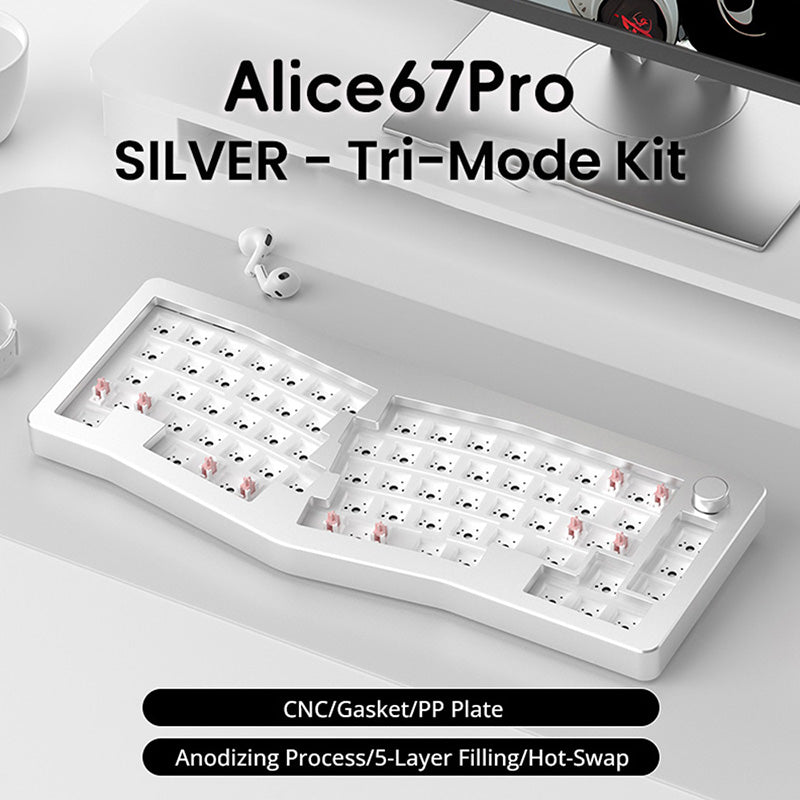 Monka Alice67 Pro Aluminum Mechanical Keyboard Barebone