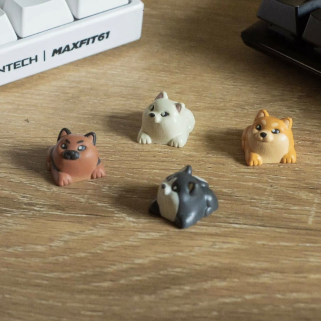 Cute Shiba Dog Artisan Keycap