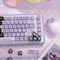 Kuromi Yugui Dog Purple Cute Keycap Set, MOA Profile, PBT Dye Sub Key Cap