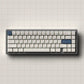 Minimalist Color on White Keycap Set, Cherry Profile, Dye Sub PBT Key Cap
