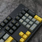 Graphite Gold Keycap Set, Cherry Profile, Double Shot PBT Key Cap