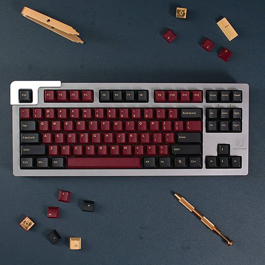 GMK Red Sumrai Keycap Set, Cherry Profile, Double Shot ABS Key Cap