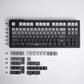 Gradient Grey Keycap Set, Cherry Profile, Dye Sub PBT Key Cap