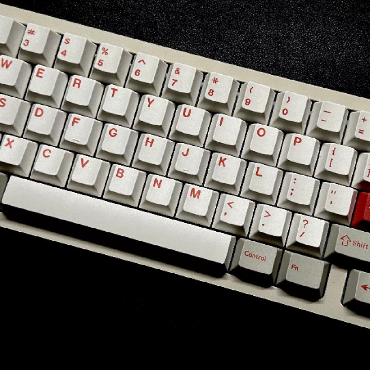 GMK Red Alert Keycap Set, Cherry Profile, PBT Dye Sub Key Cap