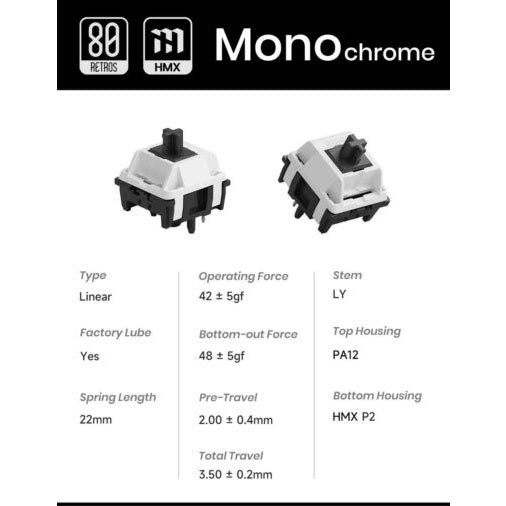 80Retros GAME 1989 65 (GB65) Mechanical Keyboard