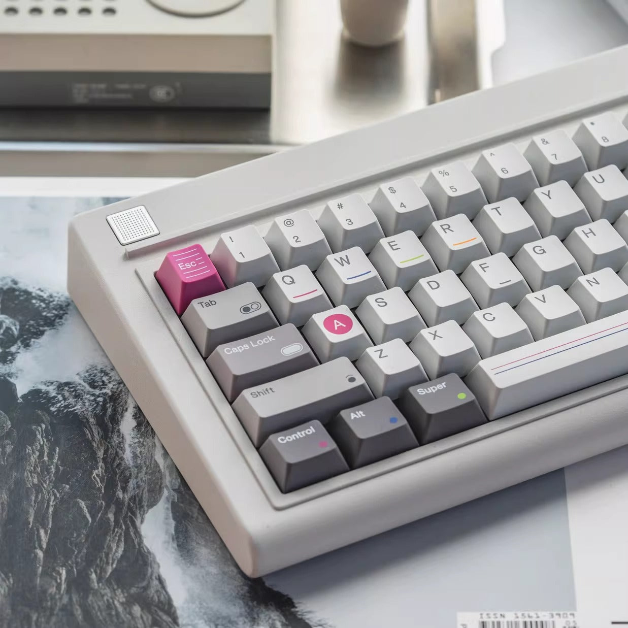 80Retros x Tutkeys GAME 1989 Gamboy Keycap Set, Cherry Profile, PBT Key Cap Set