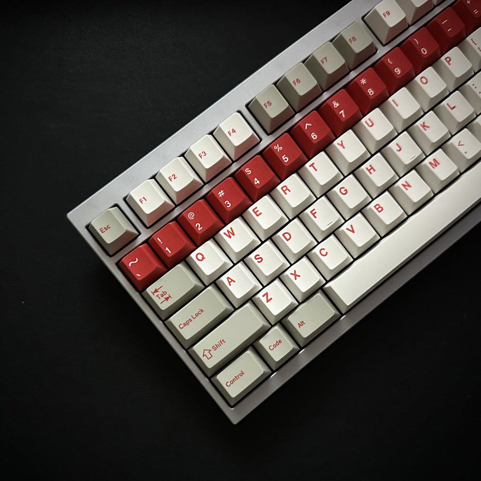 GMK Red Alert Keycap Set, Cherry Profile, PBT Dye Sub Key Cap – Nouvolo