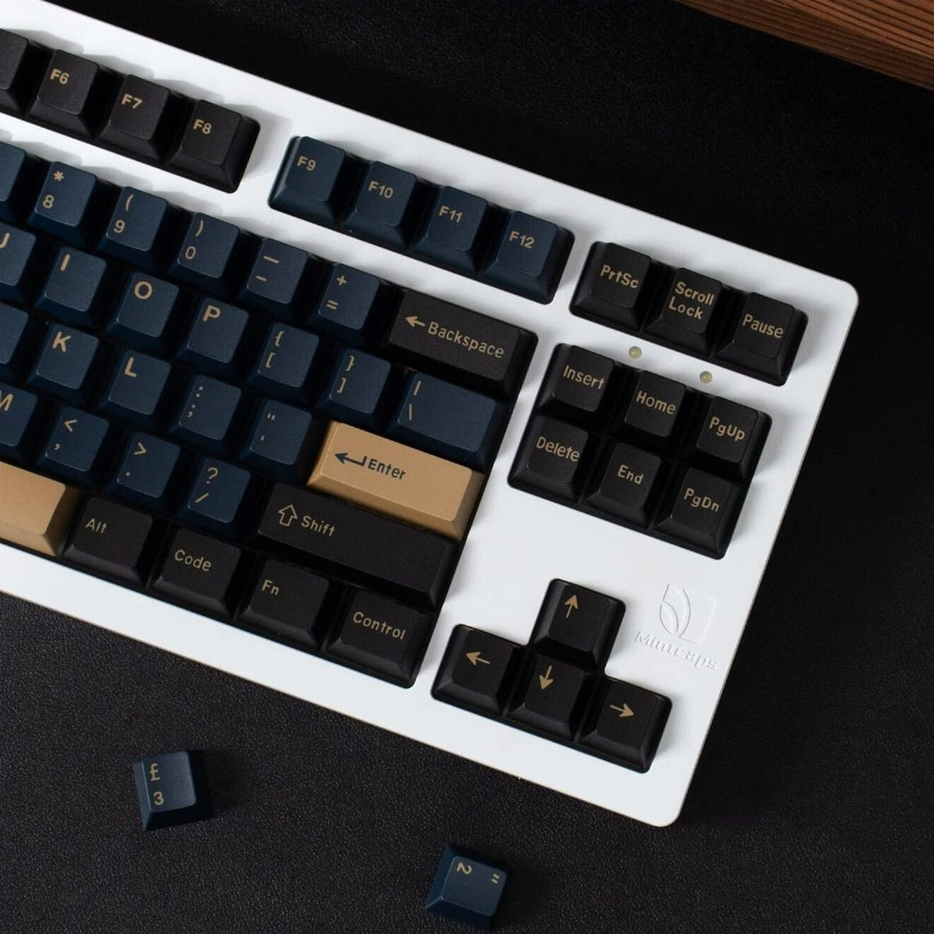 GMK Blue Sumrai Keycap Set, Cherry Profile, Double Shot ABS Key Cap