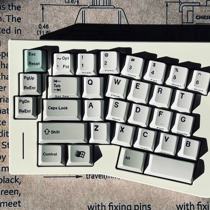 Keyhouse 9009 Retro Keycap Set, Cherry Profile, Dye Sub PBT Key Cap